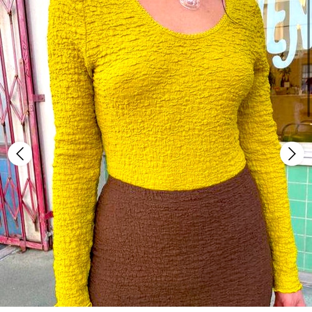 Lisa Says Gah Imani Bodysuit - Chartreuse